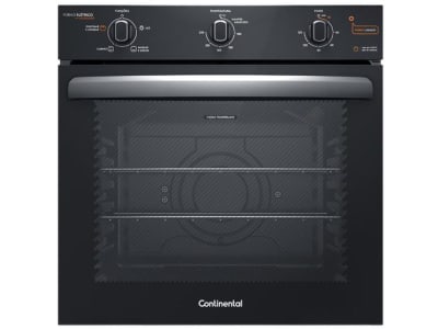 Forno Elétrico de Embutir Continental 80L - Preto OC8EM - Forno Elétrico - Magazine Ofertaesperta