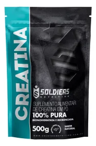 Suplemento Em Pó Monohidratada 500g - 100% Pura - Soldiers Nutrition