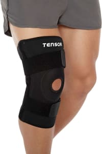 Joelheira Neoprene Patelar Reforçada com Suporte, Tensor, Adulto-Unissex, Tamanho P