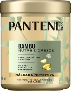 Máscara De Tratamento Pantene Bambu 600ml, Pantene