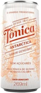 12 Unidades — Água Tônica Antarctica Gengibre - 269ml