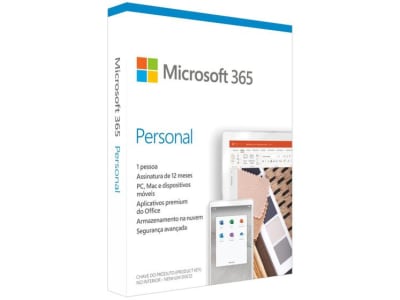 Microsoft Office 365 Personal + 1TB de Armazenamento Válidos por 1 Ano