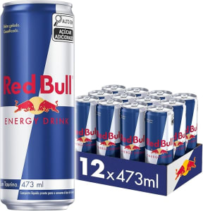 Pack de 12 Latas Red Bull Energético, Energy Drink, 473 ml