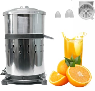 Espremedor Extrator Profissional Industrial em Inox Super Turbo - Suco de Laranja e Frutas 500W Bivolt