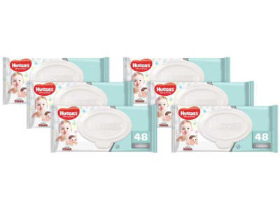 Lenços Umedecidos Huggies One & Done - 48 Unidades Cada 6 Pacotes - Magazine Ofertaesperta