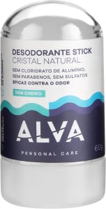 Desodorante Cristal Stick Vegano 60g Alva