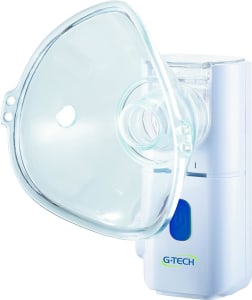 Nebulizador de Rede Vibratória NEBMESH2 Branca Portátil e Silencioso G-Tech