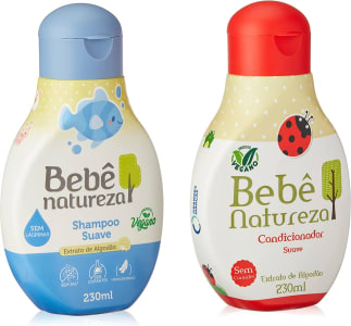 Kit Bebe Suave Preço Especial Natureza Shampoo 230ml e Condicionador 200ml