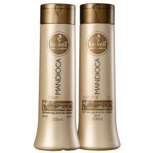 Kit Mandioca Haskell Shampoo e Condicionador 300ml + Brindes