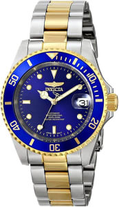 Invicta Relógio automático masculino Pro Diver Collection Coin-Edge, Aço inoxidável, 40 mm, mergulhador, relógio automático