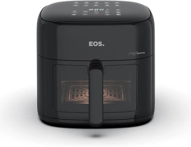 Air Fryer Eos Chef Gourmet 6.2 Litros Compacta Digital Preto Eaf60p 110v