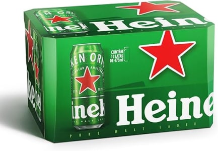 Pack Heineken Cerveja Pilsen - 12 Latas de 473ml