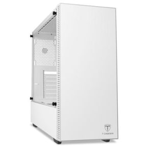 Gabinete Gamer T-Dagger Cube White Mid Tower Lateral em Vidro - T-TGC305W