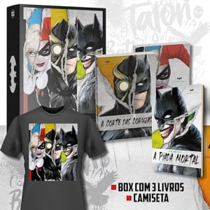 Coleção DC Comics: Box com 3 Livros (Capa Dura) + Camiseta - Camelot Editora