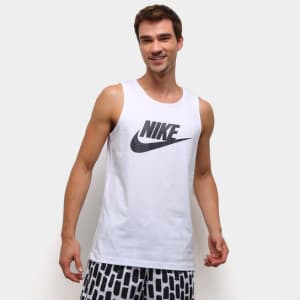 Regata Nike Taicon Futura Masculina - Branco+Preto