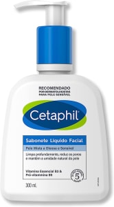 Sabonete Líquido Pele Oleosa, Cetaphil, 300 ml