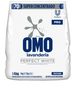 Sabão em Pó Omo Profissional Perfect White - 4kg