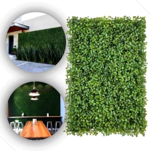 10 Placas Jardim Vertical Buchinho Grama 60x40 Artificial Painel Verde Jardim Planta Parede Muro Inglês