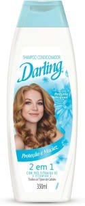 3 Unidades de Shampoo e Condicionador 2 em 1 Darling - 350ml