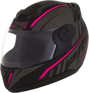 Pro Tork Capacete Evolution G6 Pro Neon Fosco 60 Preto/Rosa