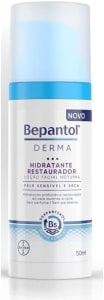 Bepantol Derma Hidratante Facial, Creme Facial, Hidratante Facial Noturno, Loção HIdratante Restauradora 50ml