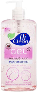 Gel Antisséptico 70% Hi Clean, Extrato de Rosas, 500 Ml, Hi Clean