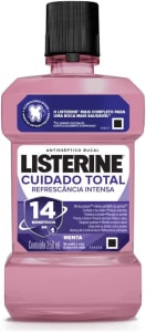 10 Unidades - Enxaguatório Bucal Listerine Cuidado Total 250ml