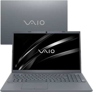 Notebook VAIO® FE15 AMD® Ryzen 7-5700U Linux 16GB RAM 512GB SSD 15,6'' Full HD - Prata Titânio