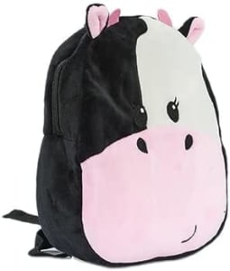 Mochila De Pelúcia Turminha Animal Vaquinha Carmosa, Unik Toys