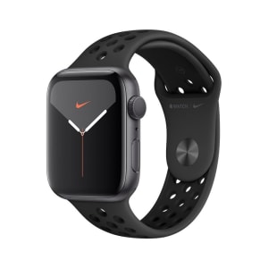 Apple Watch Nike Series 5 (GPS) - 44mm - Caixa Cinza-Espacial de Alumínio com Pulseira Esportiva Nike Cinza