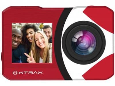 Câmera de Ação XTrax Selfie 16MP Visor 2” - Panorâmica Filma em 4K Wi-Fi