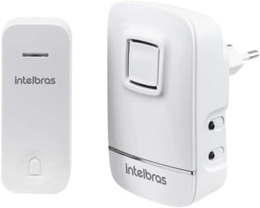 Campainha Sem Fio com Energia Cinética CIK 200 Branco Intelbras