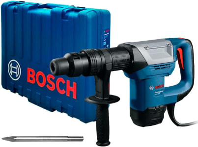 Martelo Demolidor GSH 500 SDS-Max, Acompanha Cinzel e Maleta, 1100W, 127V - Bosch