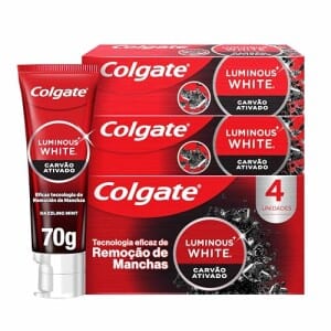 Creme Dental Colgate Luminous White Carvão Ativado