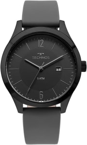 Relógio Technos Masculino Steel Preto - 2115MOU/2P