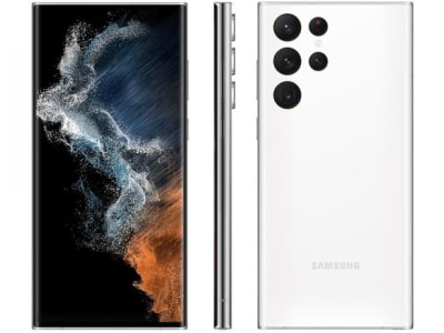 Smartphone Samsung Galaxy S22 Ultra 256GB Branco 5G - Magazine Ofertaesperta