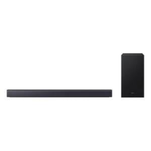 Soundbar Samsung HW-B450F com 2.1 canais 300W Bluetooth Subwoofer sem fio e Dolby Audio