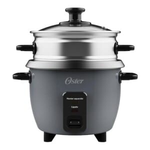 Panela Elétrica de Arroz 0,6L Oster Grafite (220v)