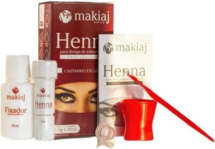 Makiaj Henna Sobran Cast Escuro 1 5G + Fix 10Ml