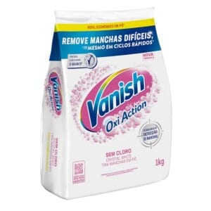 Tira Manchas Vanish em Pó Crystal White Oxi Action 1kg
