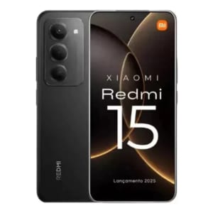 Smartphone Xiaomi Redmi 15 8gb 256gb Tela 6,9 144hz, Bateria 7.000 Mah, 50 Mp Preto