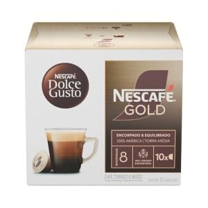 Café Cápsula Dolce Gusto Gold Intensidade 8-10