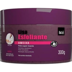 Soft Hair - Esfoliante Corporal Soft Hair Biosoft Lisa 300G Ameixa