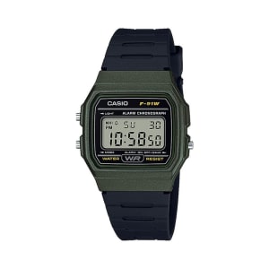 Relógio Casio Standard Unissex Preto Digital F-91WM-3ADF