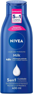 NIVEA Hidratante Corporal Milk Pele Seca, 400mL