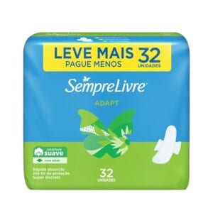 Sempre Livre Absorvente Externo Com Abas Suave 32un