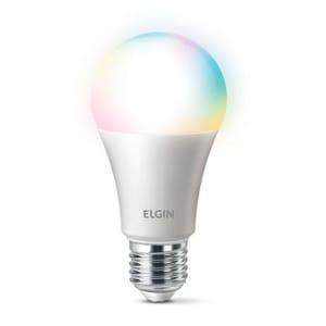 Lâmpada Smart Elgin Smart Color 10W RGB, WiFi, Modelo Bulbo, Compatível com Alexa e Google Assistent, Bivolt - 48BLEDWIFI00 - Magazine Ofertaesperta