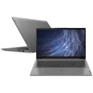 Notebook Lenovo Ultrafino IdeaPad 3 R7-5700U 8GB 256GB SSD Linux 15.6" 82MFS00200 Cinza - Notebook - Magazine {{route.pmdStoreName}}