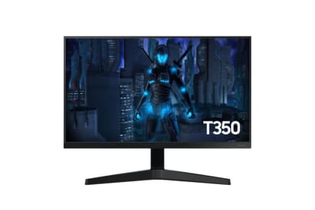 Monitor Gamer Samsung T350 22” FHD, Tela Plana, 75Hz, 5ms, HDMI, FreeSync, Game Mode - Monitor Gamer - Magazine {{route.pmdStoreName}}Logo LuLogo Magalu