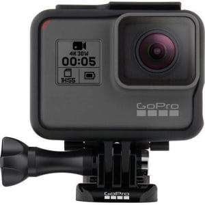 Câmera Digital Gopro Hero 5 Black à prova d'água 12.1MP com Wi-Fi e Gravação 4K - Cinza/Preta